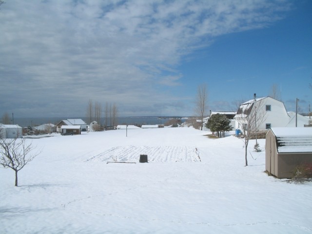 Wow, look at the lovely snow.