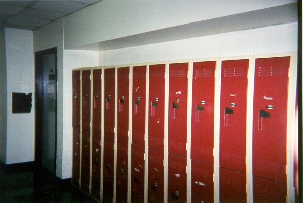 And here's my locker!