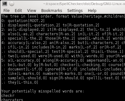 Sceenshot of spell checker - click to expand
